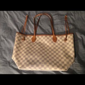 Authentic white Monogram Neverfull